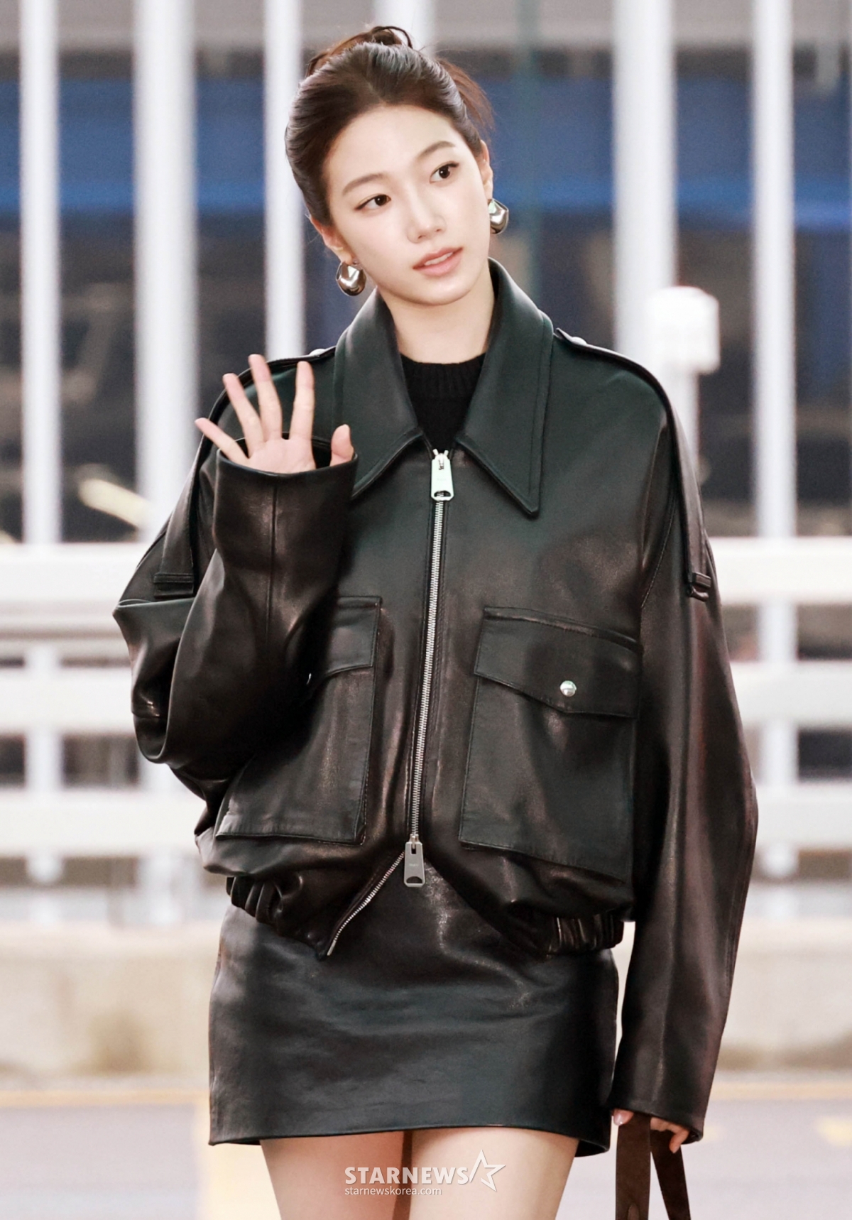 Group LESERAFIM Kazha leaves Incheon International Airport on the morning of the 13th for a New York Fashion Week schedule. 2026.02.13 / Photo = B. coli tjdrbs23@