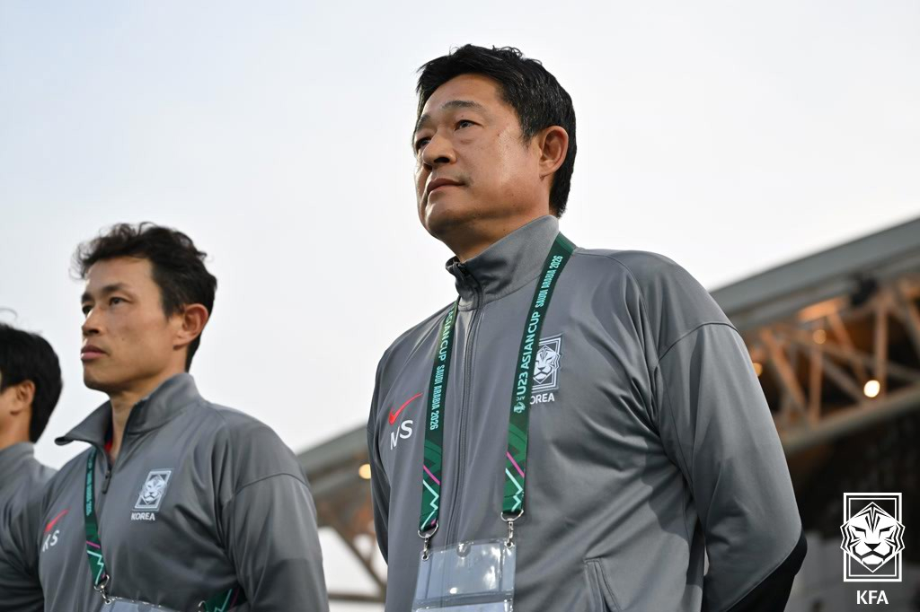 サッカーU-23韓国代表のイ·ミンソン監督。 /写真=大韓サッカー協会提供