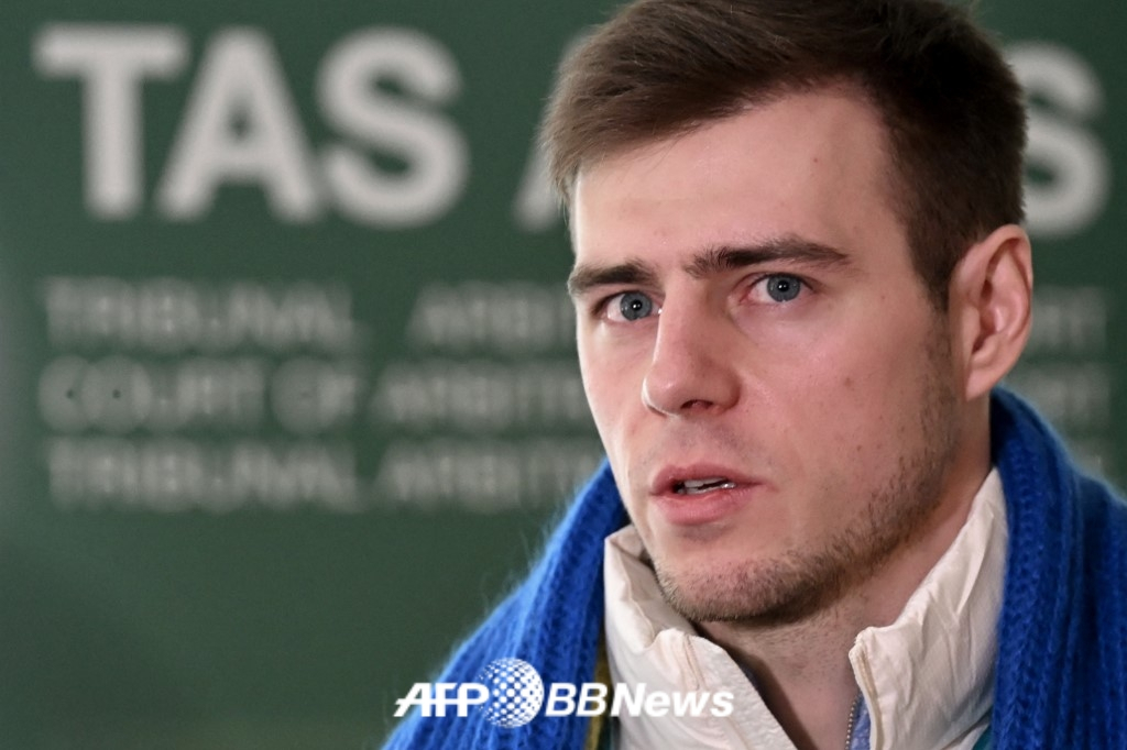 Vladislav Heraskevich, Ukrainian skeleton player. /AFPBBNews=News1