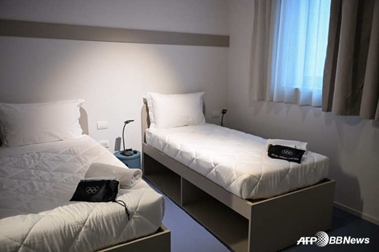 選手たちが生活する選手村内部の姿。 /AFPBBNews=ニュース1