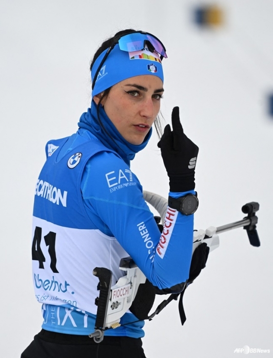 Rebecca Pasler, Italian national biathlon player. /AFPBBNews=News1