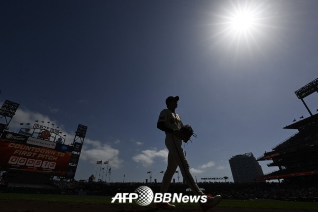 San Francisco Giants outfielder Lee Jung-hoo. /AFPBBNews=News1