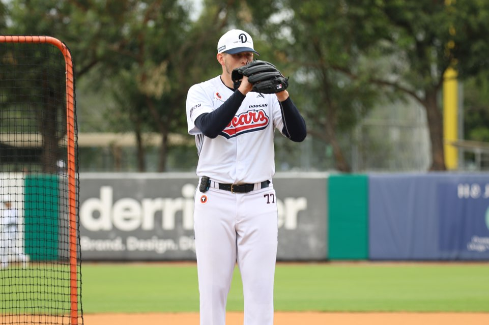 Chris Flexen of the Doosan Bears. /Photo = Courtesy of Doosan Bears