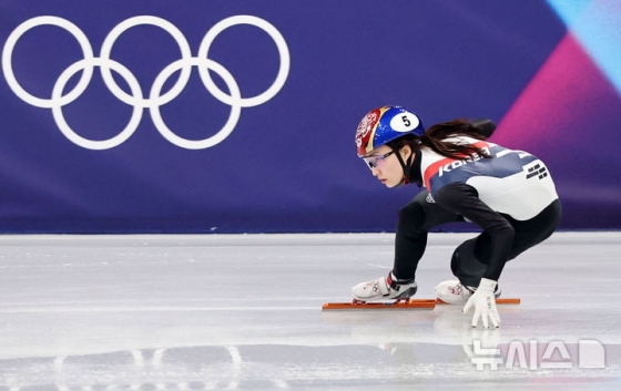 Vận động viên trượt băng tốc độ cự ly ngắn nữ Hàn Quốc Choi Min Jung. /Ảnh = Newsis