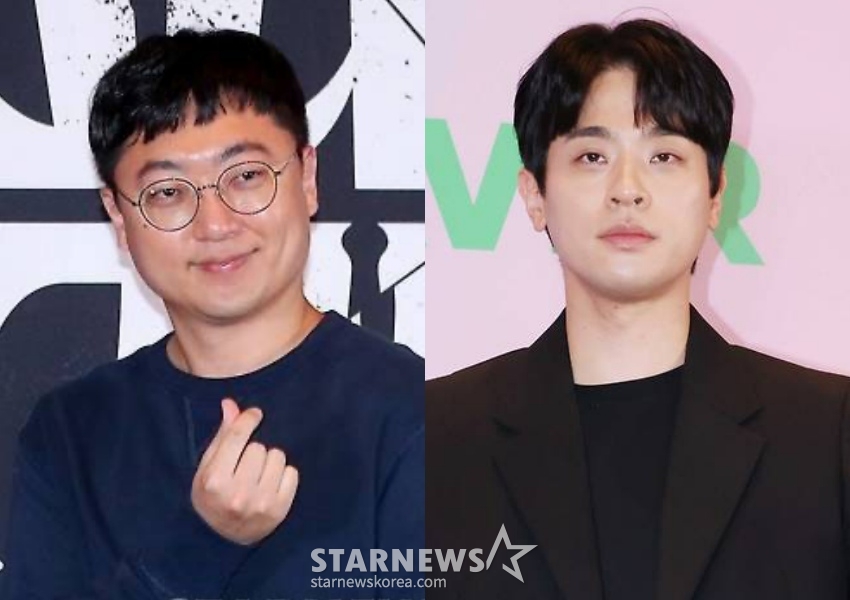 Chungju Man Kim Sun Tae (trái), Park Jung Min / Ảnh = Star News