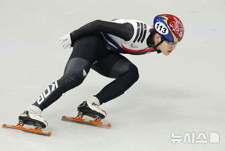 他就是韩国男子短道速滑国家队队员林钟彦。 =照片=newsis。