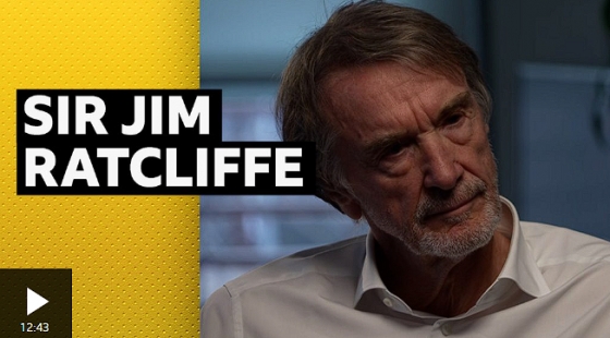 Chủ sở hữu đội bóng Manchester United Jim Ratcliffe. /Ảnh = Galmuri, BBC, Anh