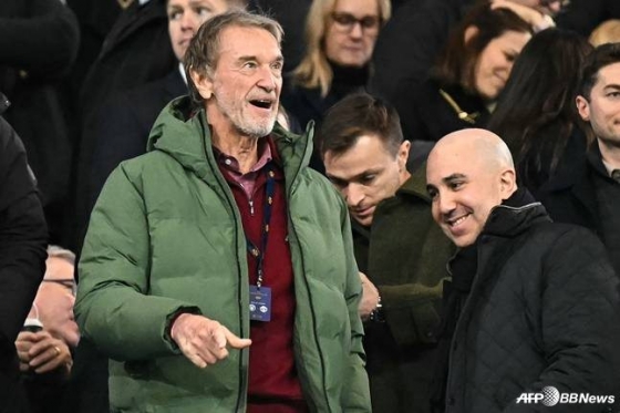 Chủ sở hữu đội bóng Manchester United Jim Ratcliffe. /AFPBBNews=Tin tức 1