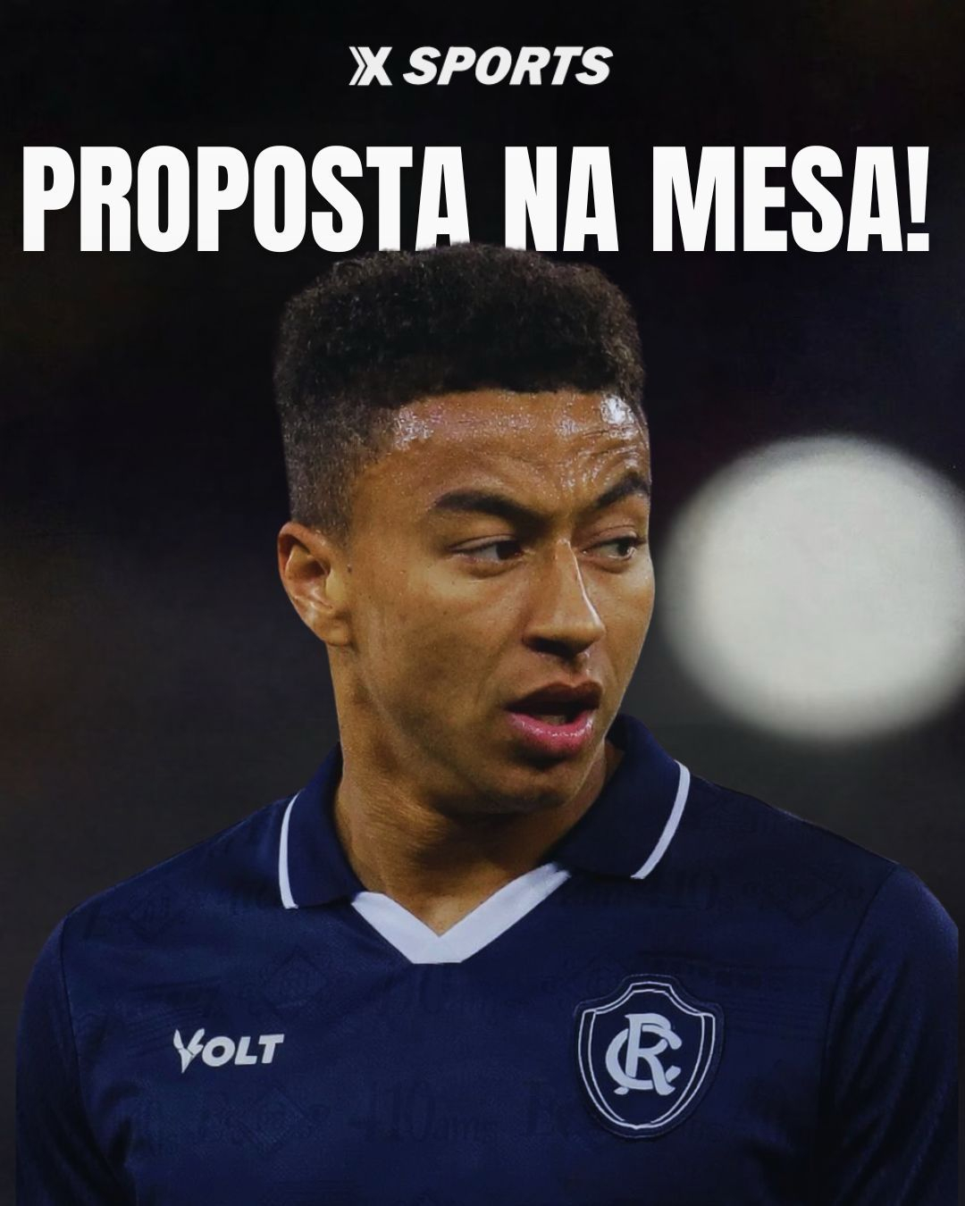 图为,杰西•林加德身穿巴西克鲁比•杜赫穆球队队服的合成照片。 =照片:X体育SNS截图。