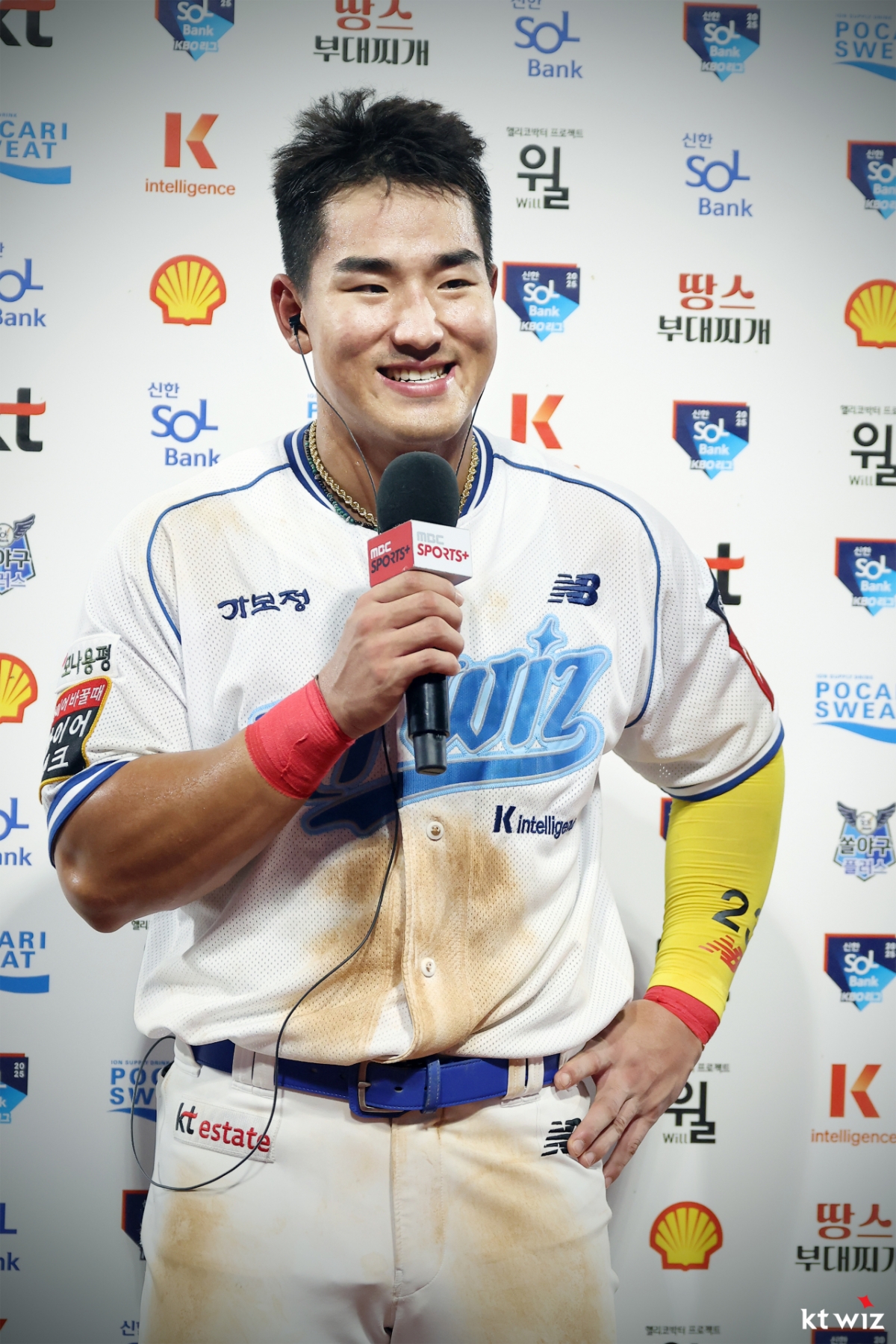 Ahn Hyun-min, a South Korean national outfielder with KT Wiz. /Photo = Courtesy of KT Wiz