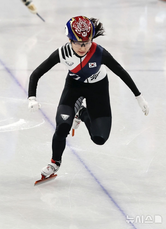 他就是韩国女子短道速滑代表队崔敏静。 =照片=newsis。