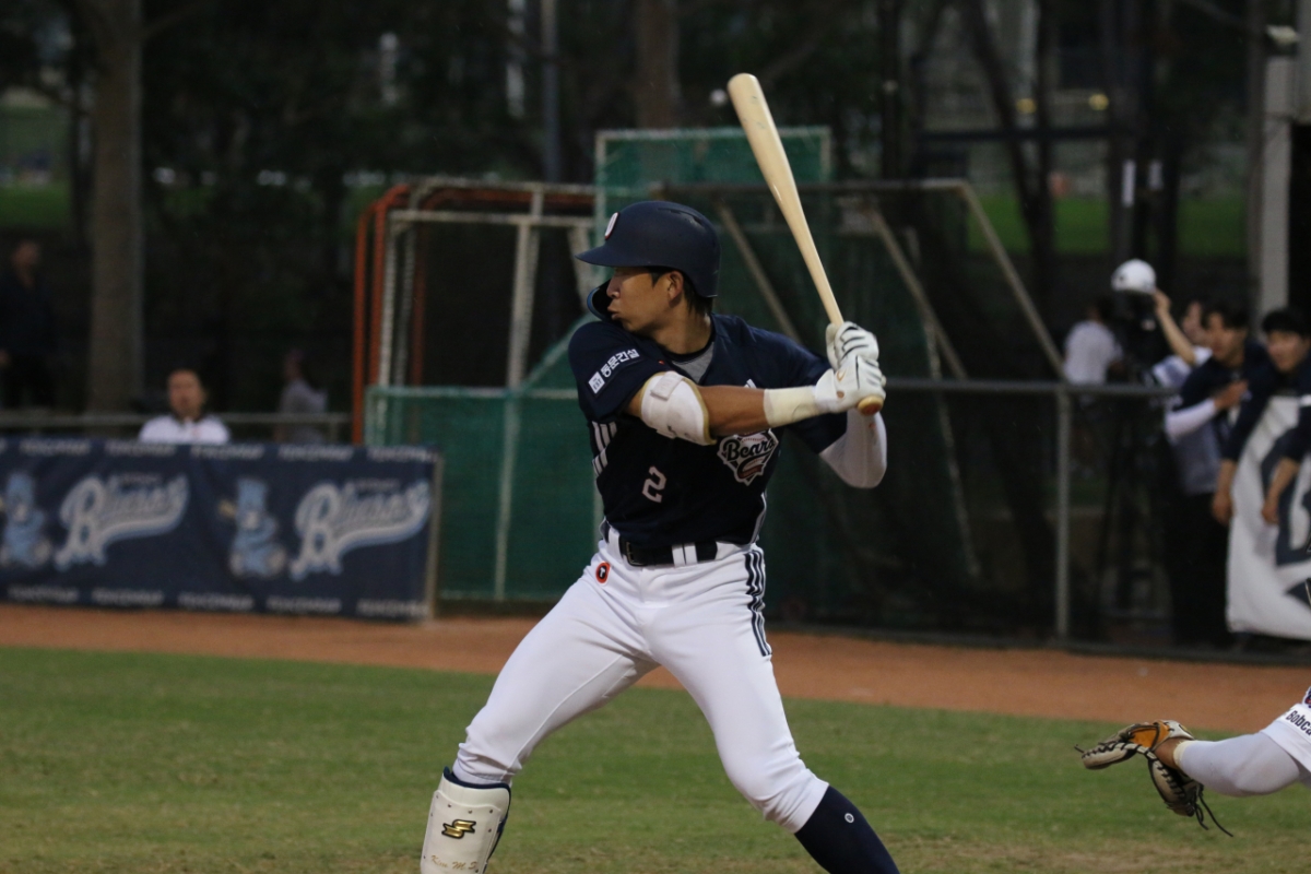 Doosan Bears outfielder Kim Min-seok. /Photo = Courtesy of Doosan Bears