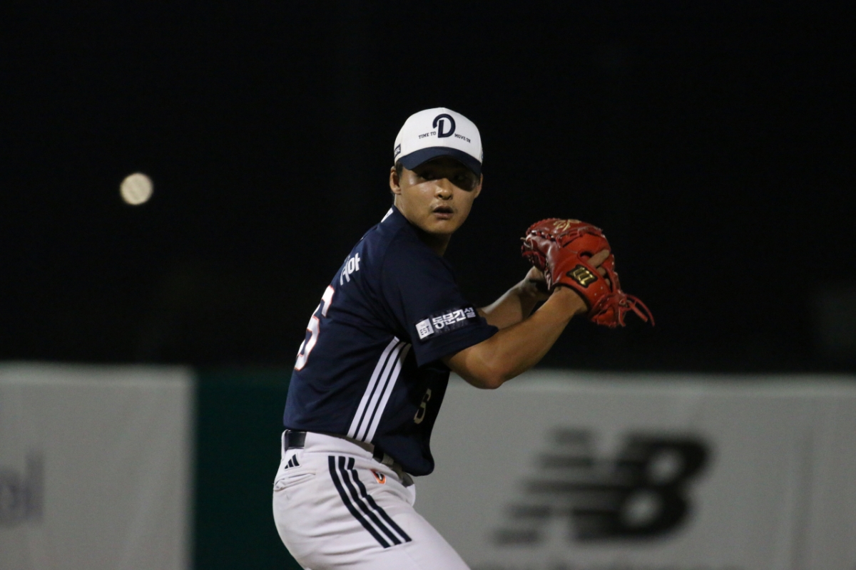 Doosan Bears pitcher Lee Kyo-hoon. /Photo = Courtesy of Doosan Bears