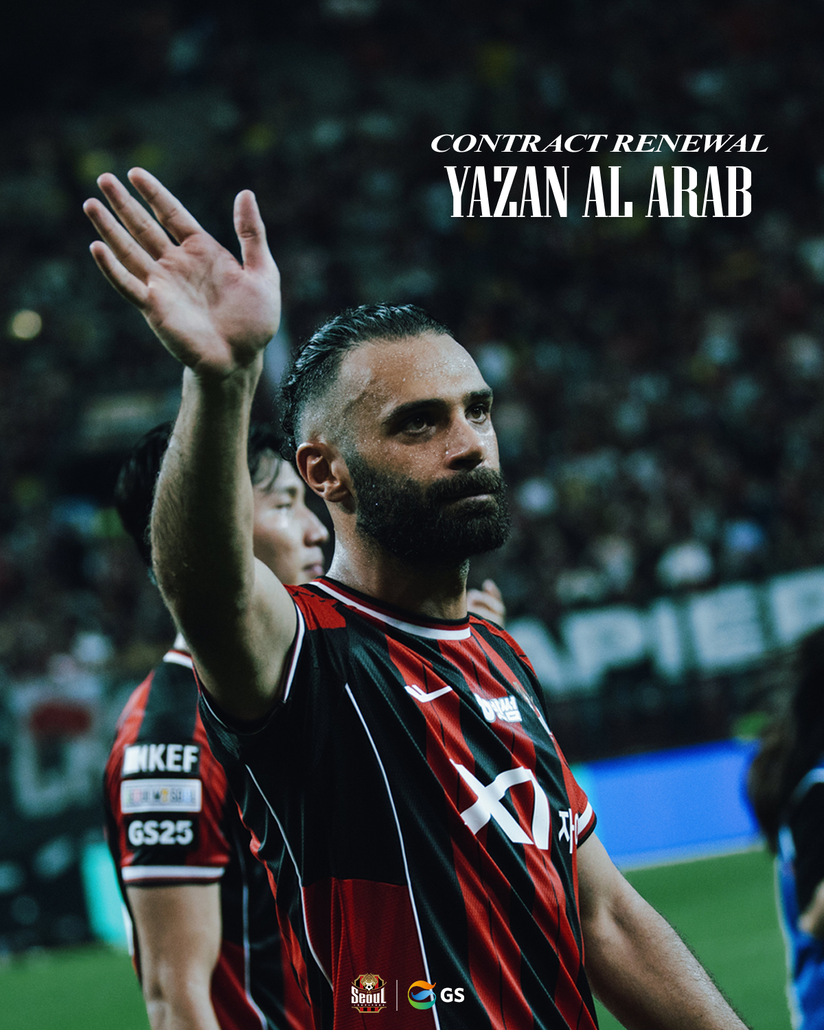 与FC首尔队续约的雅山队。 =照片=FC首尔提供。