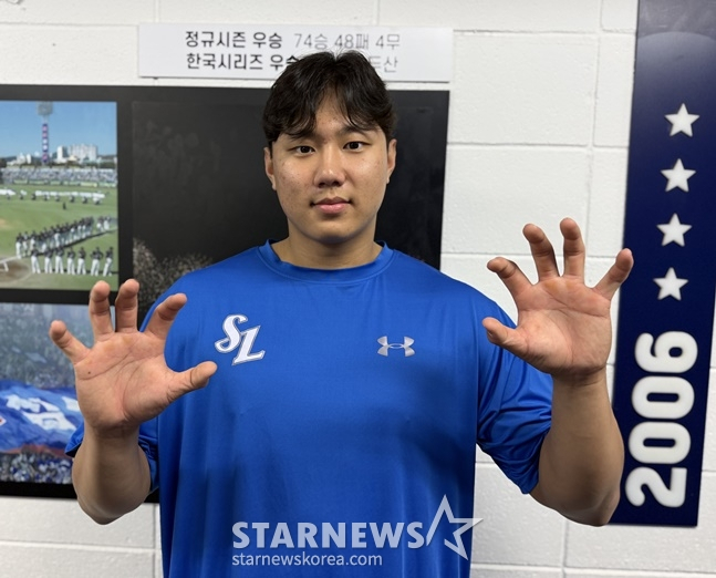 三星队的裴灿胜。 =照片:明星新闻。