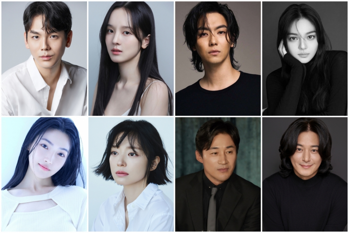 =郑伊灿-白瑞拉-安佑妍-朱世彬-千英敏-宋智仁-全卢民-池英山(左起)/照片 제공J.A.W.Company,935娱乐,KX娱乐,A.Noke,HB娱乐,演员个人提供。