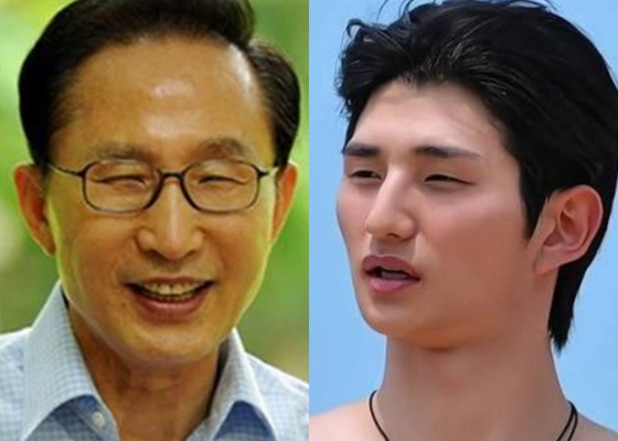 =李明博前总统（左）、李成勋/照片:李明博、facebook、Netflix。 