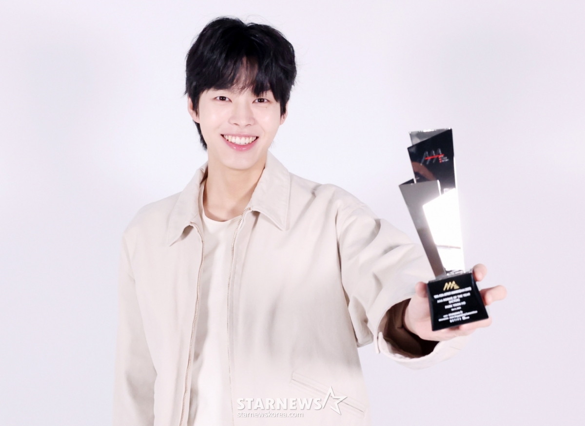 Actor Park Yun-ho's interview with AAA Prime Minister during his visit / Photo = Reporter Kim Hwi-sun hwijpg@