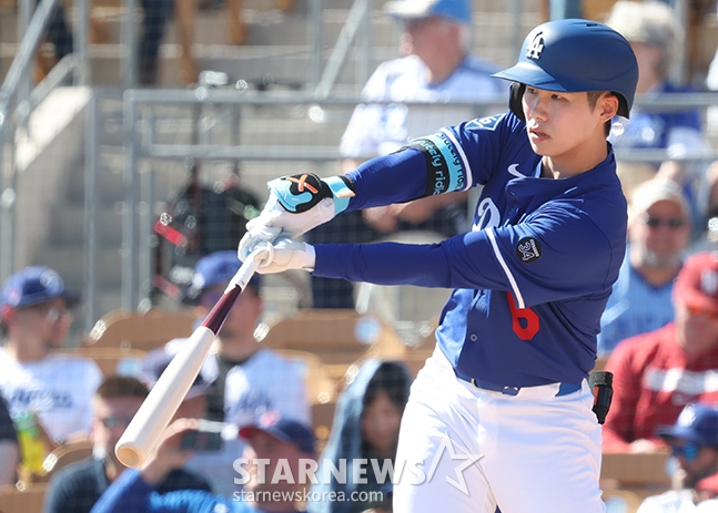 Kim Hye-sung of the Los Angeles Dodgers. /Picture = Kim Jin-kyung on standby