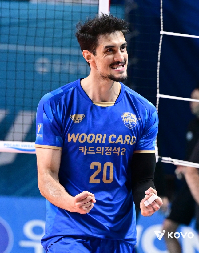 Hafael Araujo, Seoul's Woori Card Co. /Photo by KOVO =