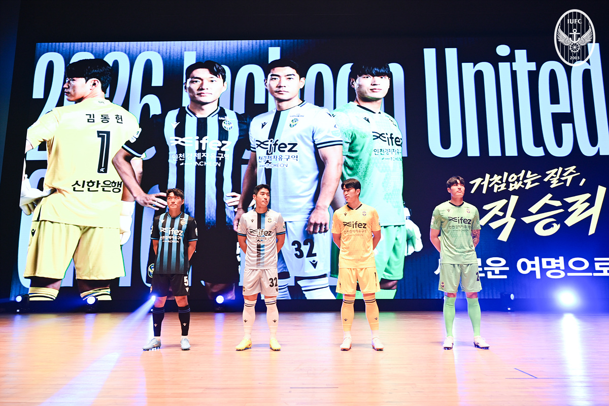 The opening ceremony for the Incheon United 2026 season was held at the IGC Global Campus Grand Auditorium in Incheon on the 22nd. /Photo = Courtesy of Incheon United