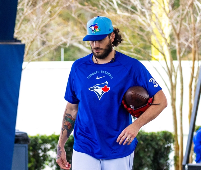Ponce in training. /Photo = Toronto Blue Jays official SNS