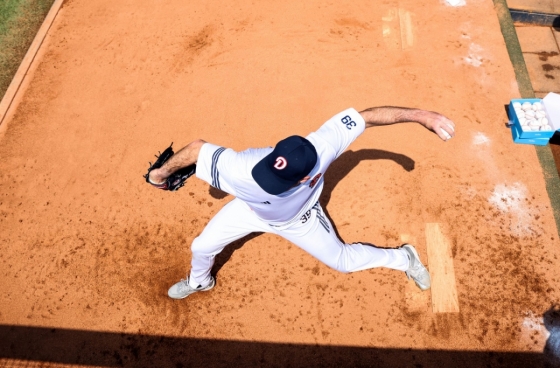 Jack Rogue, a foreign pitcher for the Doosan Bears. /Photo = Courtesy of the Doosan Bears