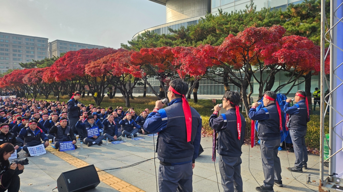 韓国GMデモ/写真=キム·ギョンス記者