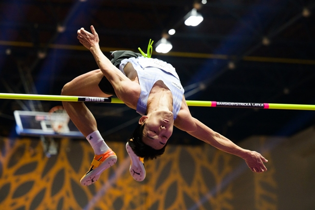 Woo Sang-hyuk. /Picture =Banscavistriza Indoor Tournament of Athletics Championships official website