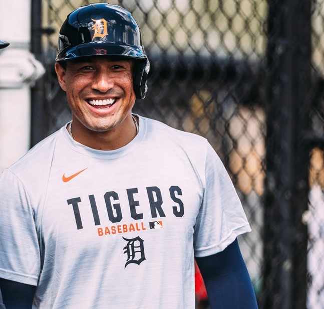 正在训练的贾迈·琼斯。 =图为,底特律俱乐部官方SNS。