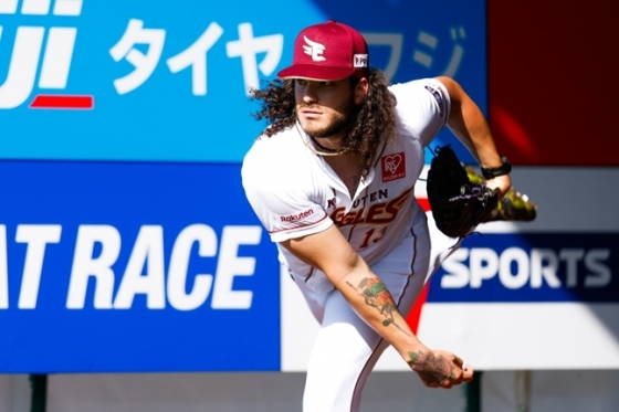 Ponce's image during his Rakuten days in the 2024 season. /Photo = Rakuten Golden Eagles official SNS