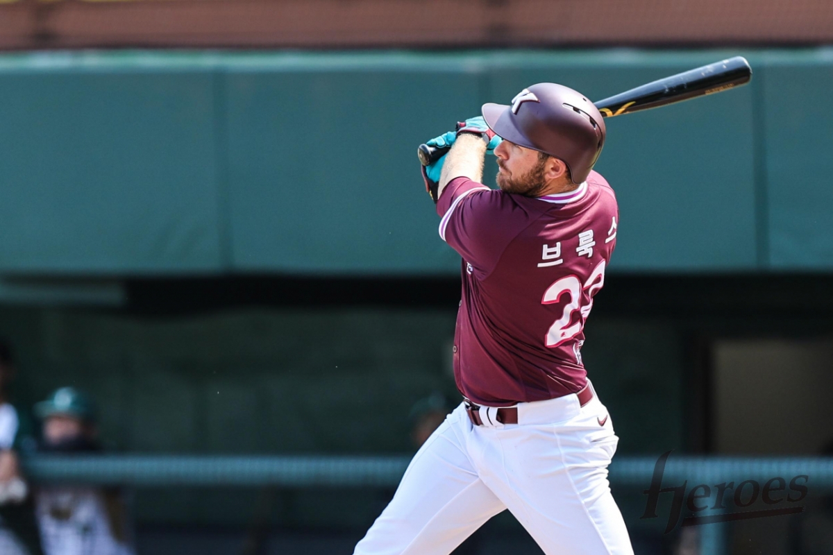 Brooks, foreign hitter of the Kiwoom Heroes. /Photo = Courtesy of Kiwoom Heroes