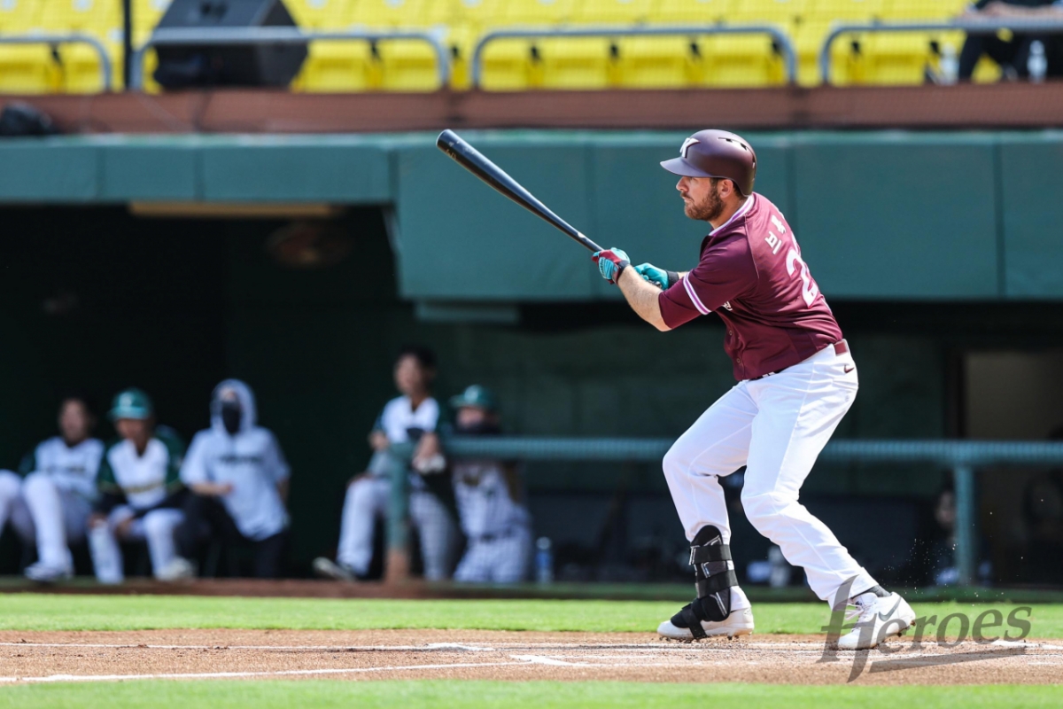 Brooks, foreign hitter of the Kiwoom Heroes. /Photo = Courtesy of Kiwoom Heroes