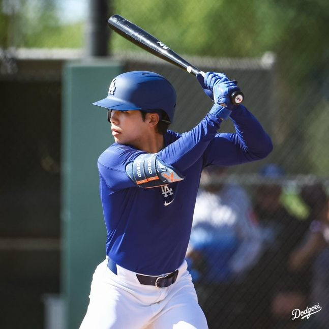 Kim Hye-sung. /Picture = LA Dodgers official SNS