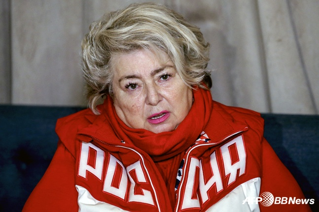 他就是俄罗斯花样滑冰的教母塔季扬娜塔拉索娃。 =法新社BBNews=新闻1。