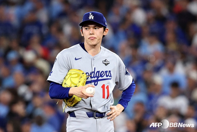 Los Angeles Dodgers' Roki Sasaki. /AFPBBNews=News1