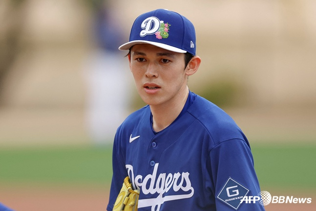 Sasaki in pitching training in Arizona, U.S.A. /AFPBBNews=News1