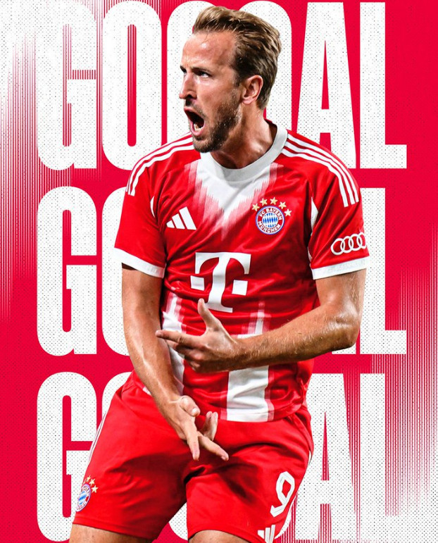 Harry Kane, who scored multiple goals. /Photo = Bayern Munich official SNS Source
