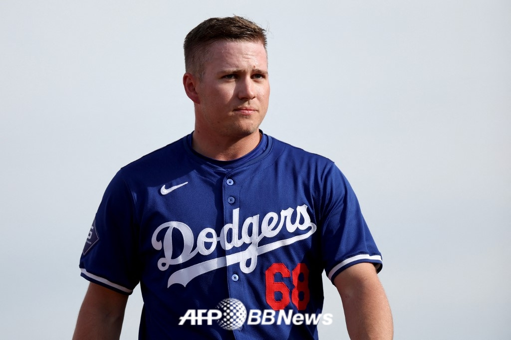 Ryan Ward of the Los Angeles Dodgers. /AFPBBNews=News1