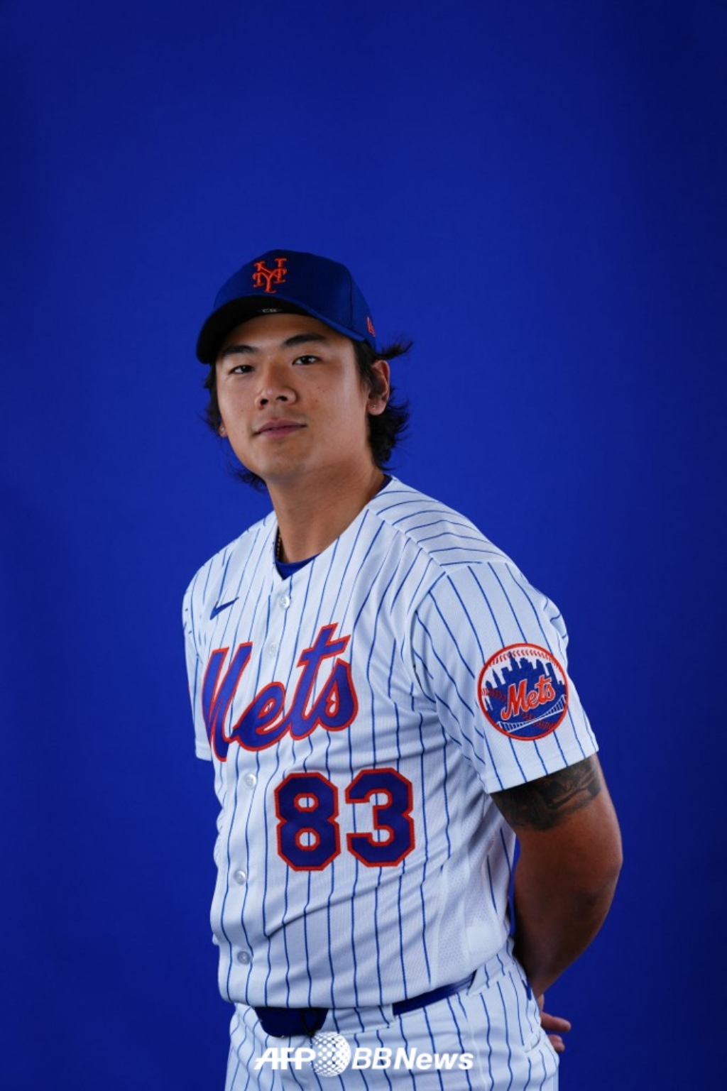 New York Mets Badge Hwan. /AFPBBNews=News1