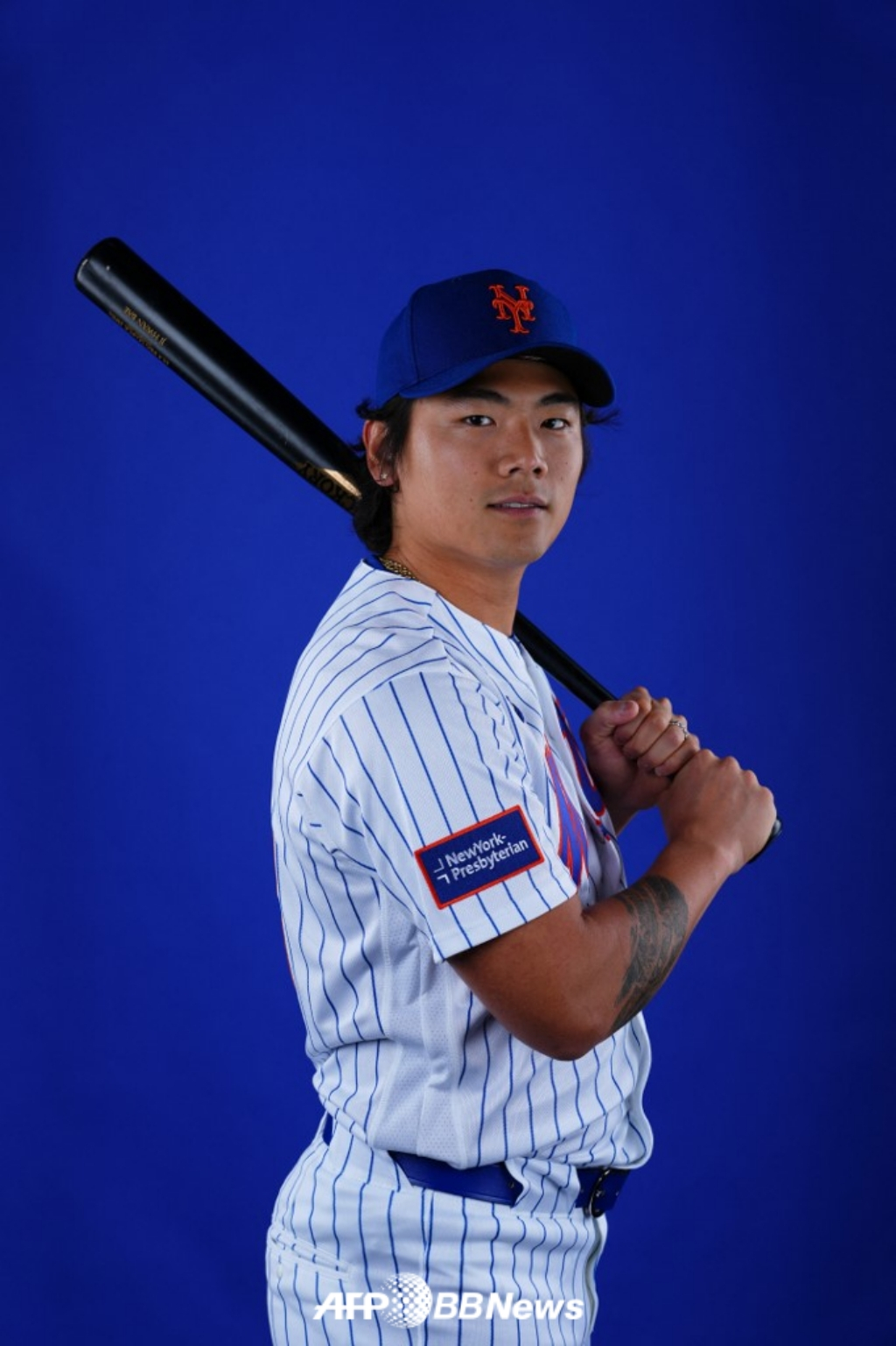 New York Mets Badge Hwan. /AFPBBNews=News1