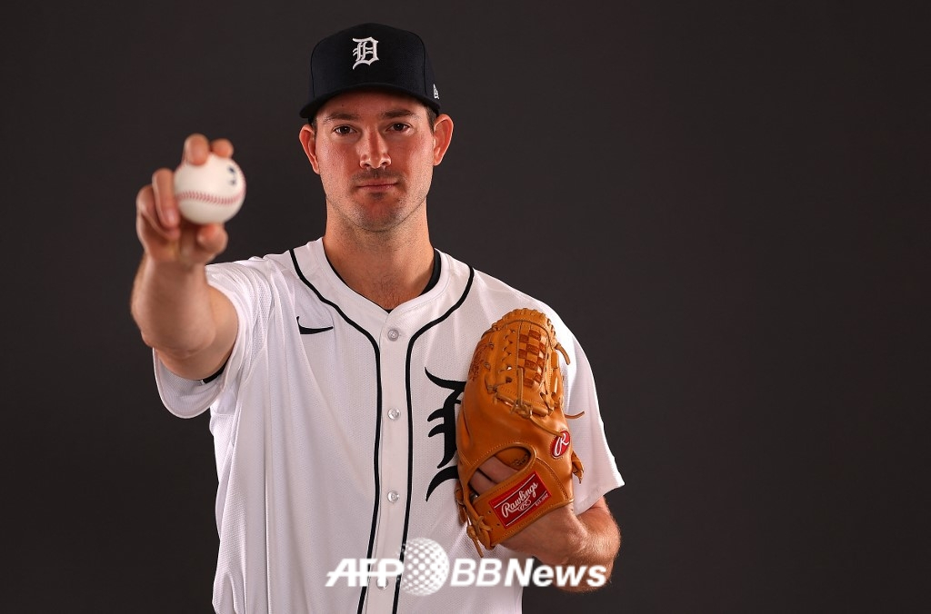 底特律老虎队投手安德森。 =法新社BBNews=新闻1。