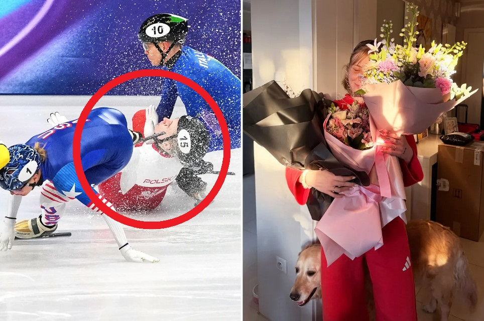 Camilla Celiere's accident scene (left) and recent (right). /Photo = The Sun Source