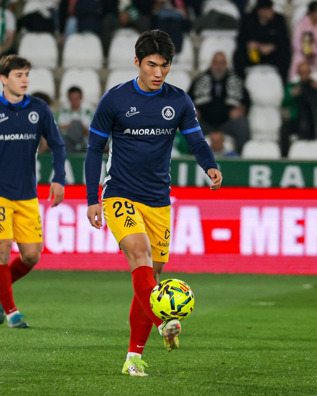 FC Andorra Kim Min Soo. Ảnh = Cap màn hình SNS của FC Andora