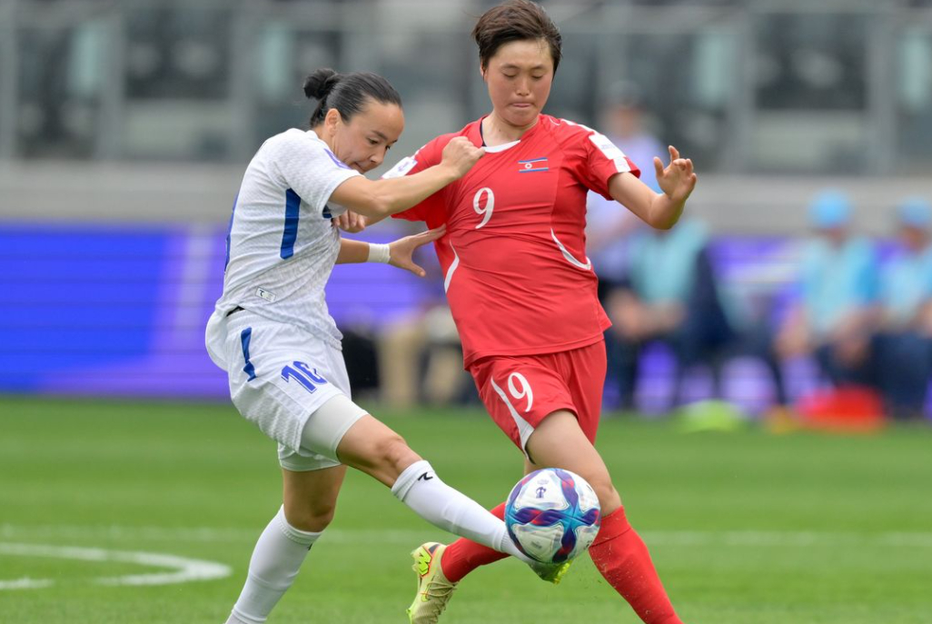 Trận đấu giữa Bắc Triều Tiên và Uzbekistan trong trận đấu đầu tiên của bảng B Cúp bóng đá nữ châu Á 2026 được tổ chức tại sân vận động Western Sydney, Úc vào ngày 3. /Ảnh = AFC cung cấp