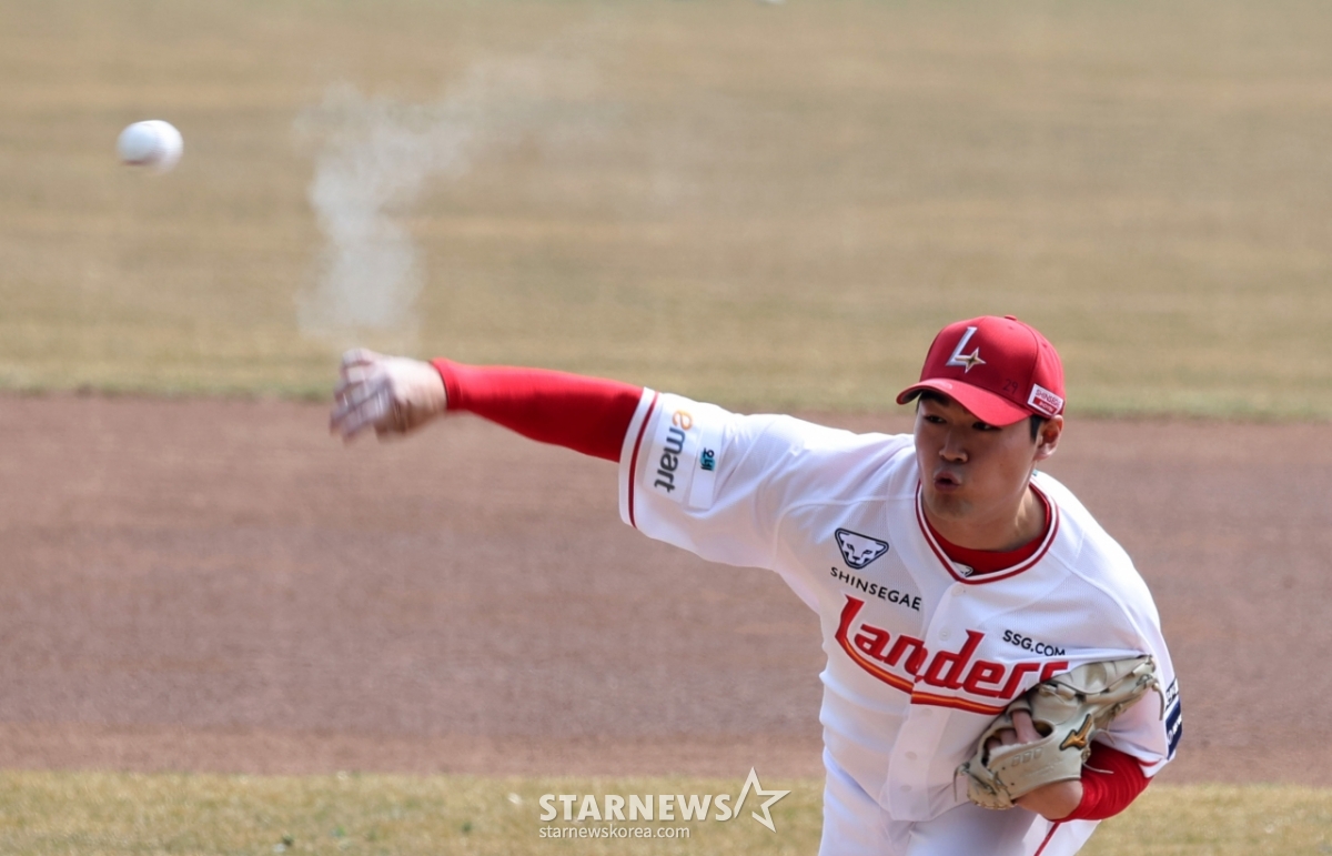 [한번에쓱]2이닝 퍼펙트 '최형우도 잡았다' 1회초 2삼진 전영준