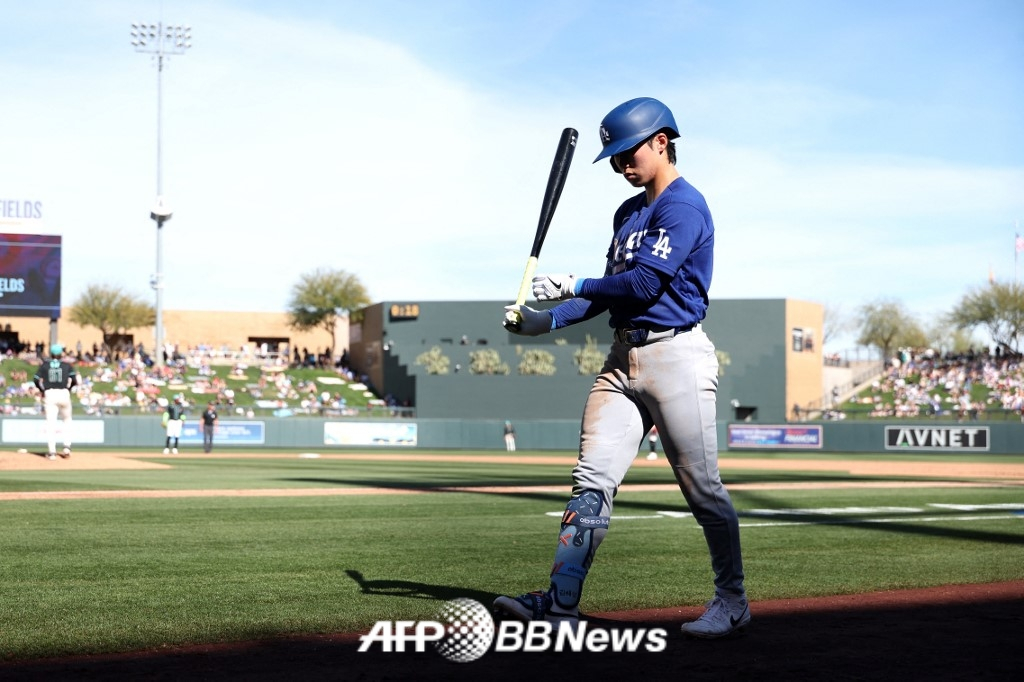 Kim Hye-sung of the Los Angeles Dodgers. /AFPBBNews=News1