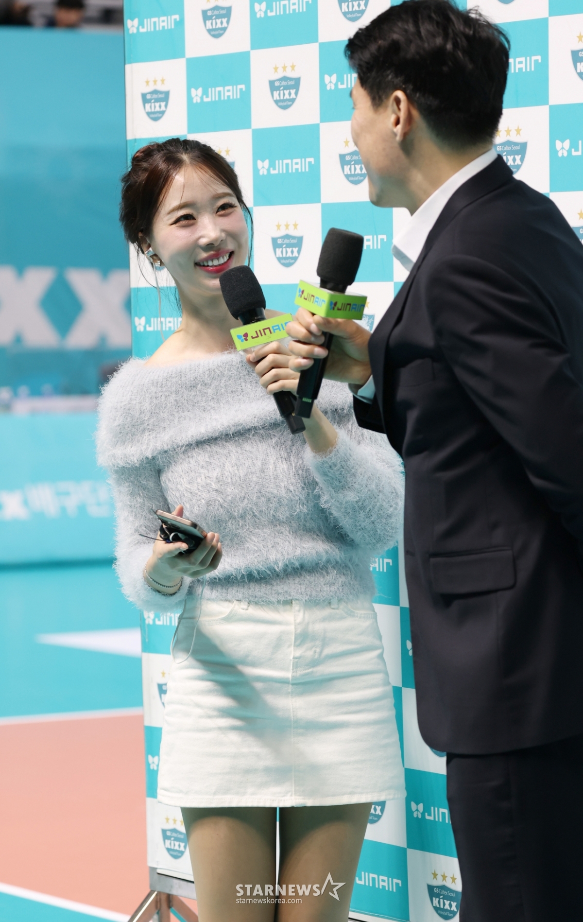 [포토] 진달래 '청량한 인터뷰 요정'