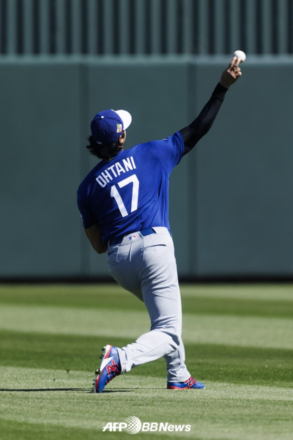 洛杉矶道奇队的大谷翔平。 =法新社BBNews=新闻1。