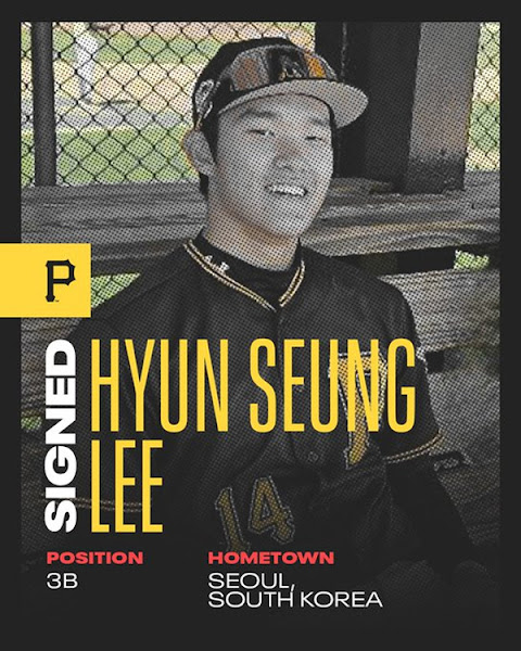 Lee Hyun-seung. After graduating from Shinwol Middle School, he chose to go directly to the U.S. /Photo = Pittsburgh Pirates Club SNS Source